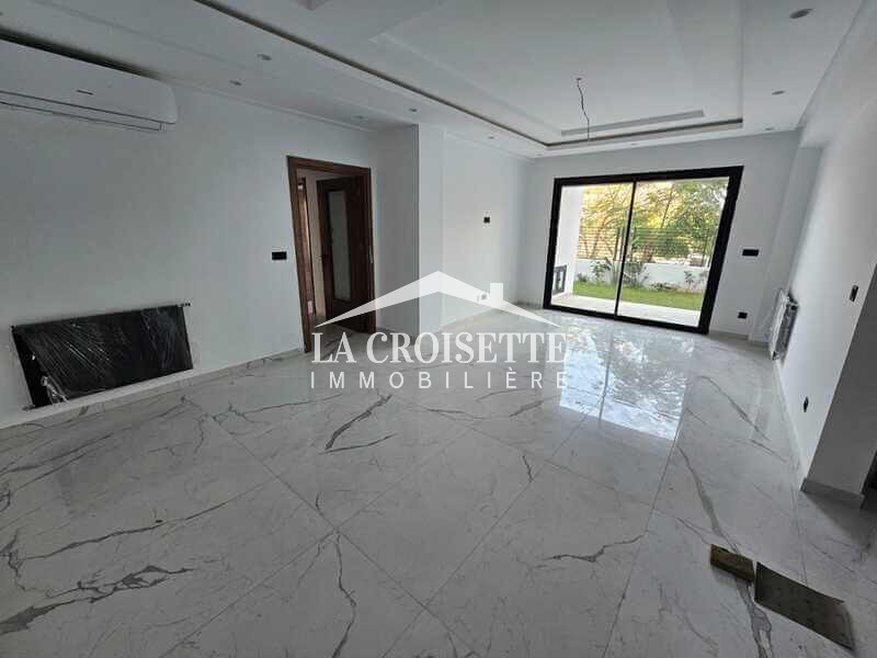 Appartement S+3 avec jardin aux Jardins de Carthage