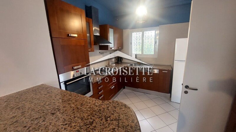 Duplex meublé S+4 avec jardin à Gammarth