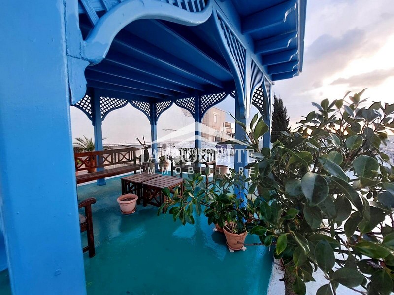 Etage de villa meublé S+3 avec terrasse à Sidi Bou Saïd