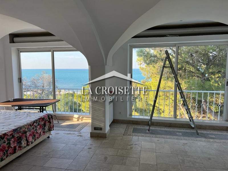 Villa S+3 vue sur mer à La Marsa